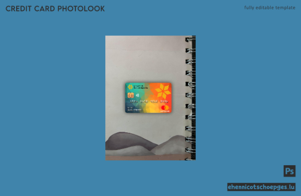 Ethiopia Bank of Abyssinia Bank Mastercard Foto-Beispielvorschau